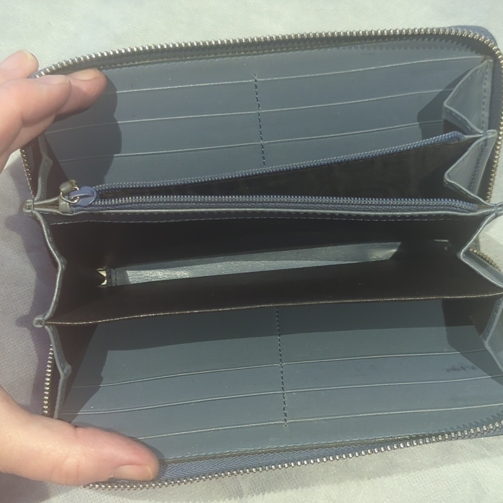 Authentic Gucci Guccissima Studded Wallet – Gunmetal Gray leather  FINAL PRICE - Picture 7 of 14